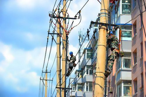 往后這兒全由地埋電纜供電